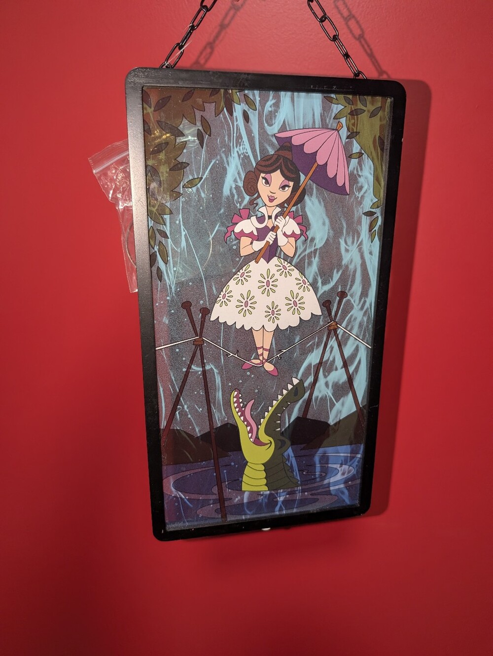 Disney Haunted Mansion Stained Glass Window Hanger